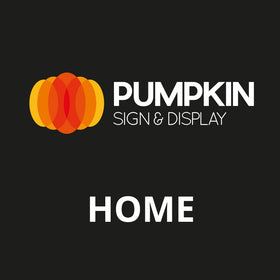 Pumpkin Sign & Display
