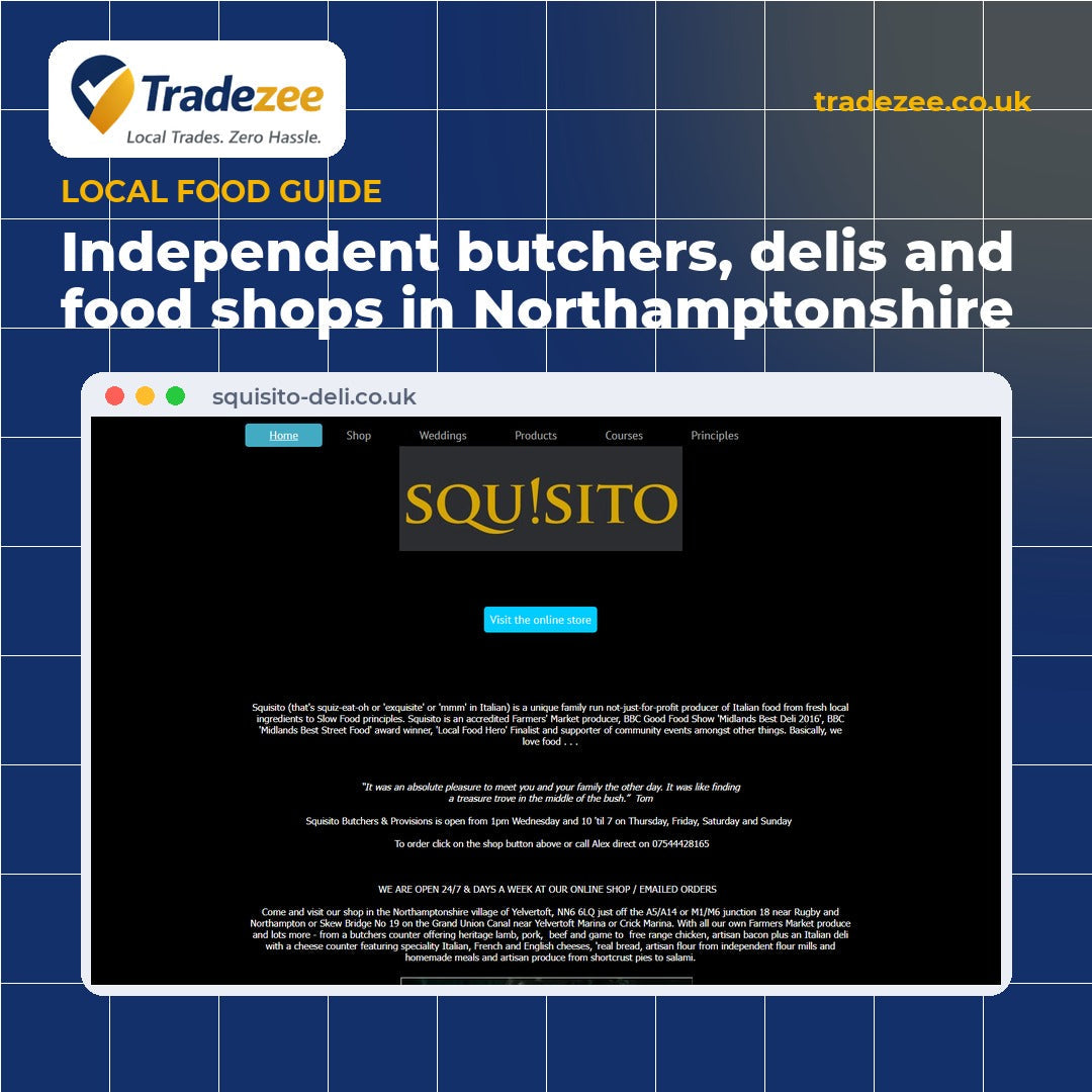 Independent butchers, delis and food shops in Northamptonshire worth the trip