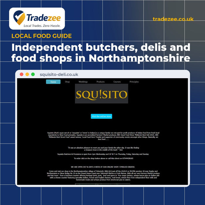 Independent butchers, delis and food shops in Northamptonshire worth the trip