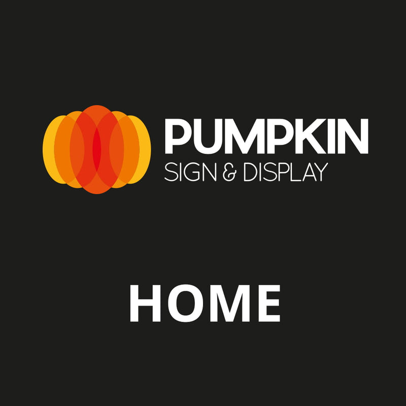 Pumpkin Sign & Display